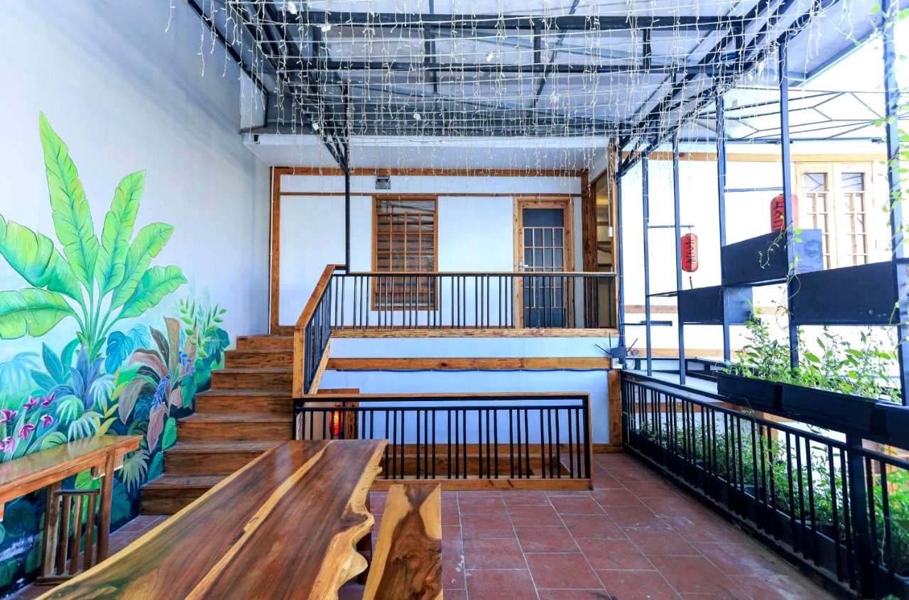 Mặt tiền các phòng tại KoiKing Homestay Phú Yên